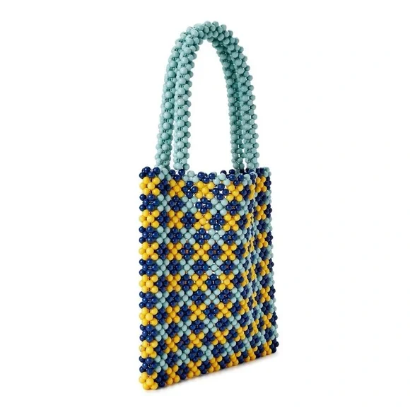 Mini Beaded Tote Bag - Picture 1 of 5